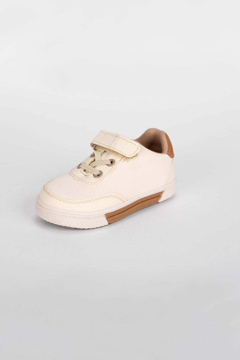 Boy's Thick Sole Faux Leather Attractive Look Sneaker Shoes