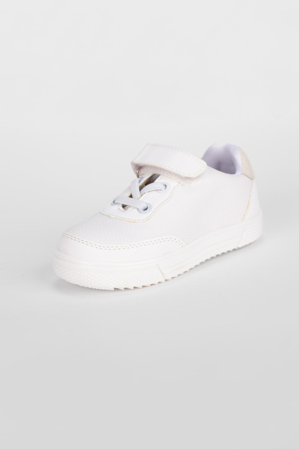 Boy's Thick Sole Faux Leather Attractive Look Sneaker Shoes