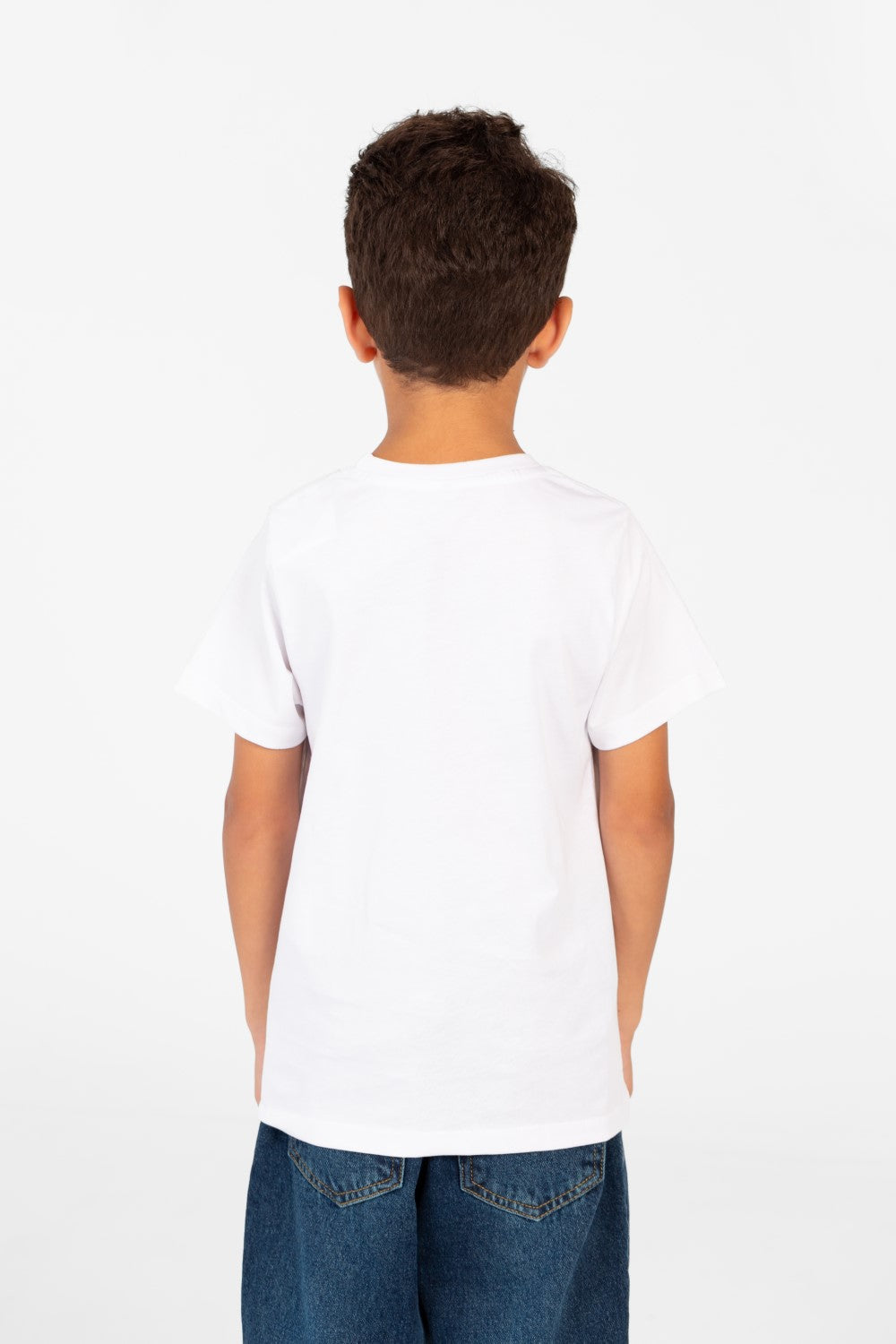 تي شيرت أساسي للأولاد برقبة دائرية