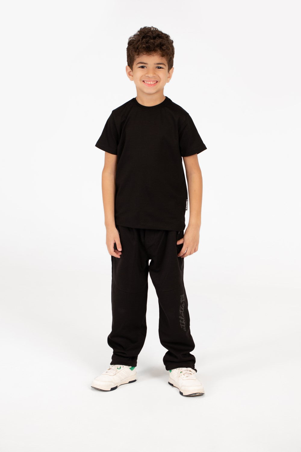 تي شيرت أساسي للأولاد بنصف كم