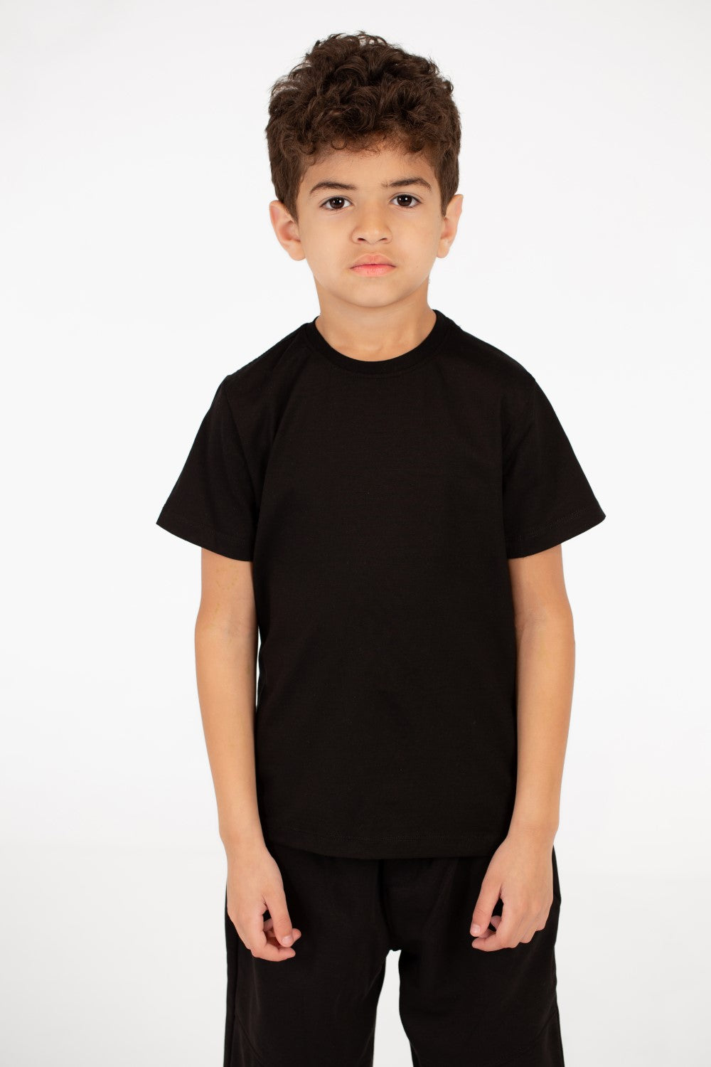 تي شيرت أساسي للأولاد بنصف كم