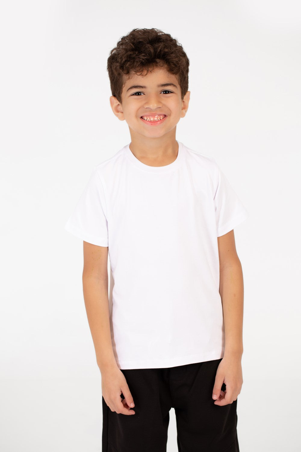 تي شيرت أساسي للأولاد بنصف كم