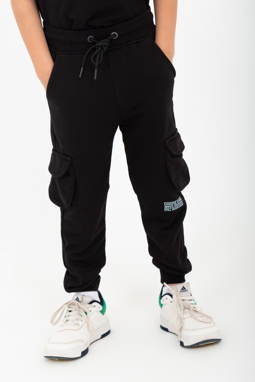 Boy's Elastic Waist Comfortable Sweatpants With Pockets