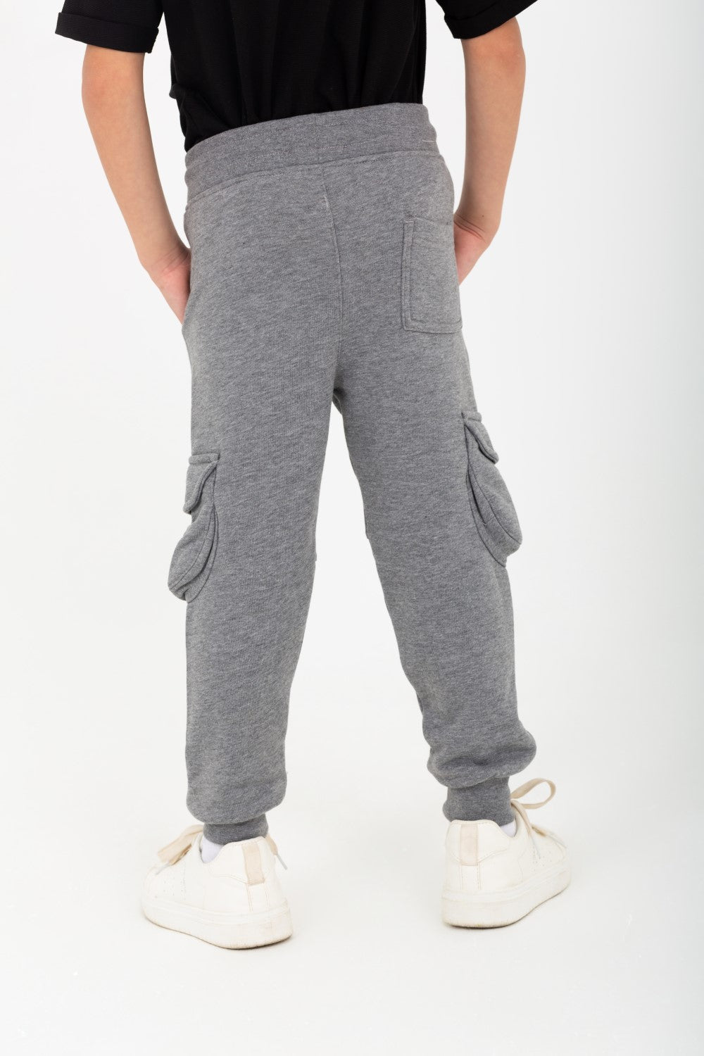 Boy's Elastic Waist Comfortable Sweatpants With Pockets