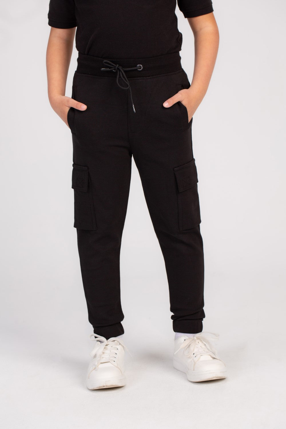 Boy's Slim Fit Unique Cut Basic Sports Baggy Sweatpants Perfect For Workouts Or Casual Days Out