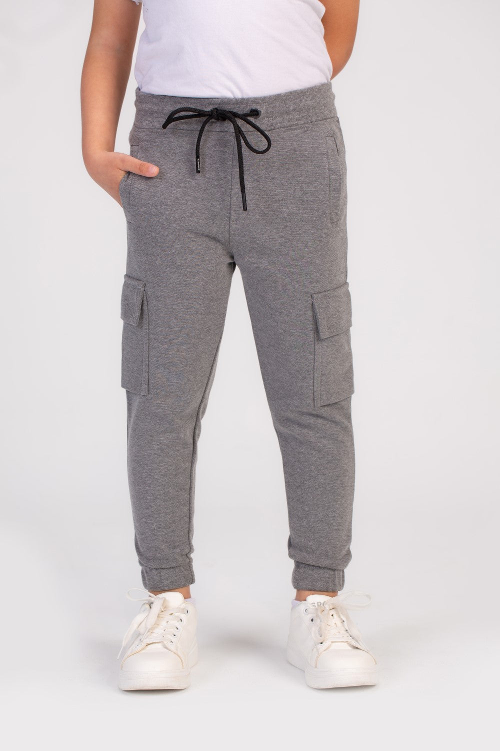 Boy's Slim Fit Unique Cut Basic Sports Baggy Sweatpants Perfect For Workouts Or Casual Days Out