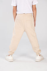 Boy's Slim Fit Sports Unique Cut Basic Baggy Sweatpants