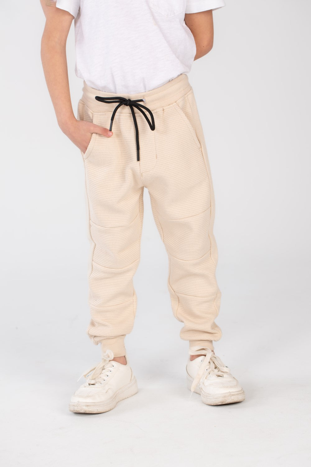 Boy's Slim Fit Sports Unique Cut Basic Baggy Sweatpants