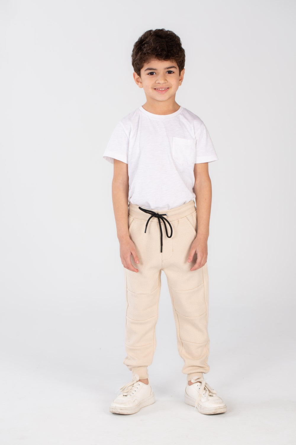 Boy's Slim Fit Sports Unique Cut Basic Baggy Sweatpants