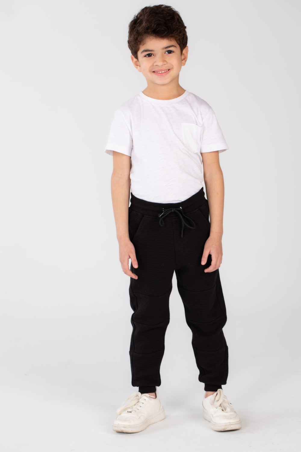 Boy's Slim Fit Sports Unique Cut Basic Baggy Sweatpants