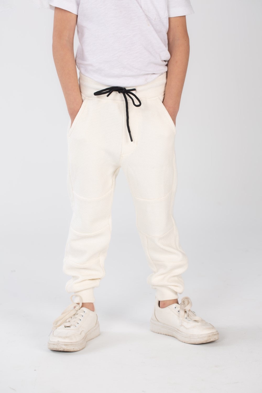 Boy's Slim Fit Sports Unique Cut Basic Baggy Sweatpants