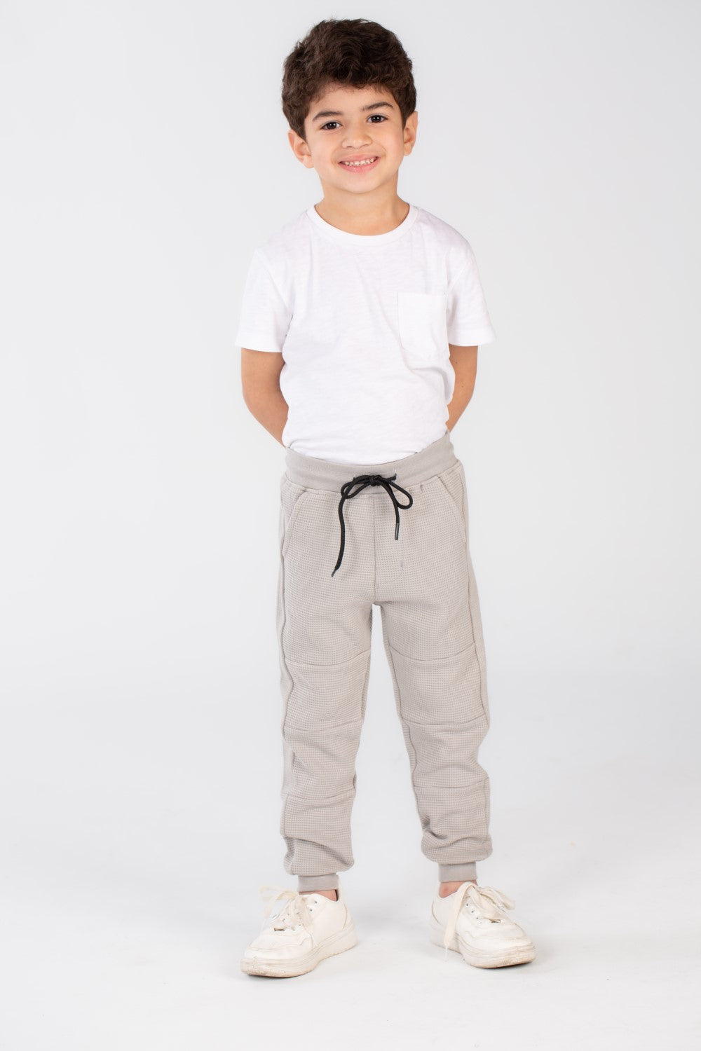 Boy's Slim Fit Sports Unique Cut Basic Baggy Sweatpants