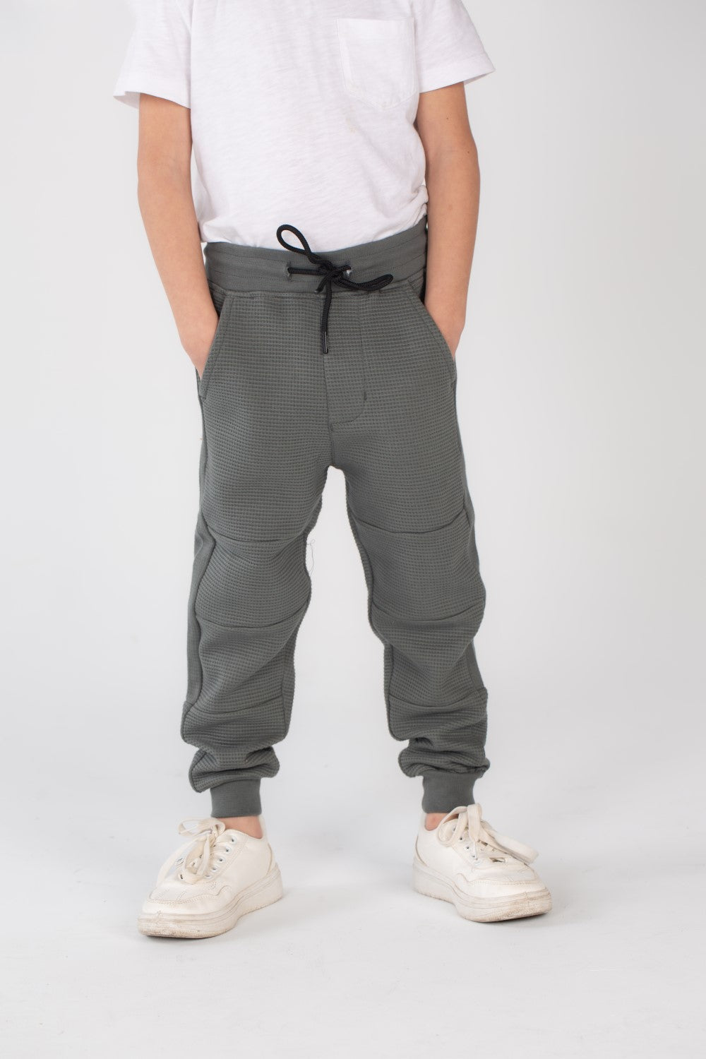 Boy's Slim Fit Sports Unique Cut Basic Baggy Sweatpants