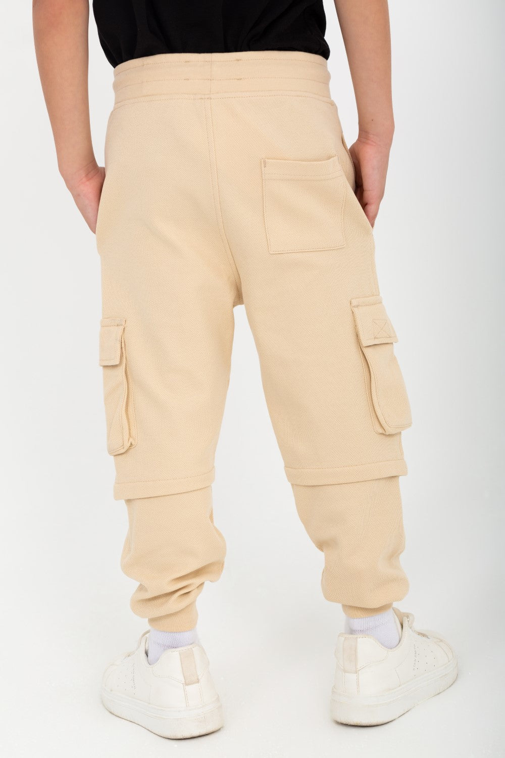Boy's Regular Fit Sweatpants With Unique Cut