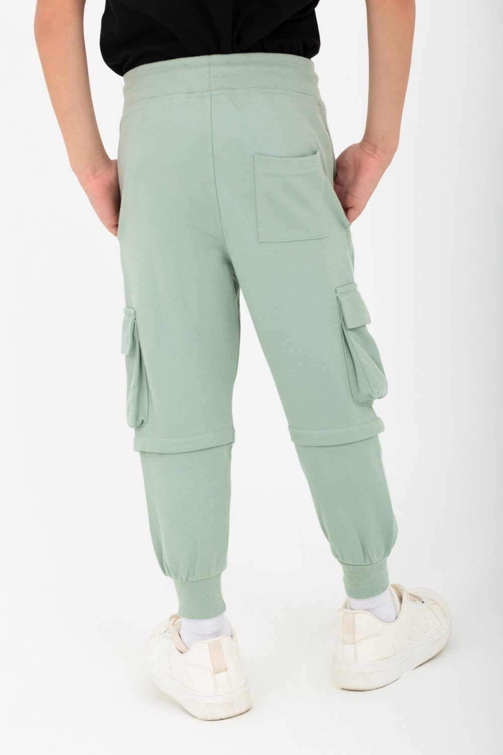 Boy's Regular Fit Sweatpants With Unique Cut