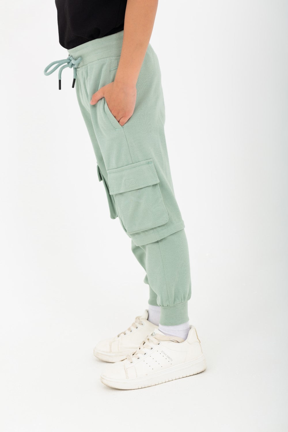 Boy's Regular Fit Sweatpants With Unique Cut