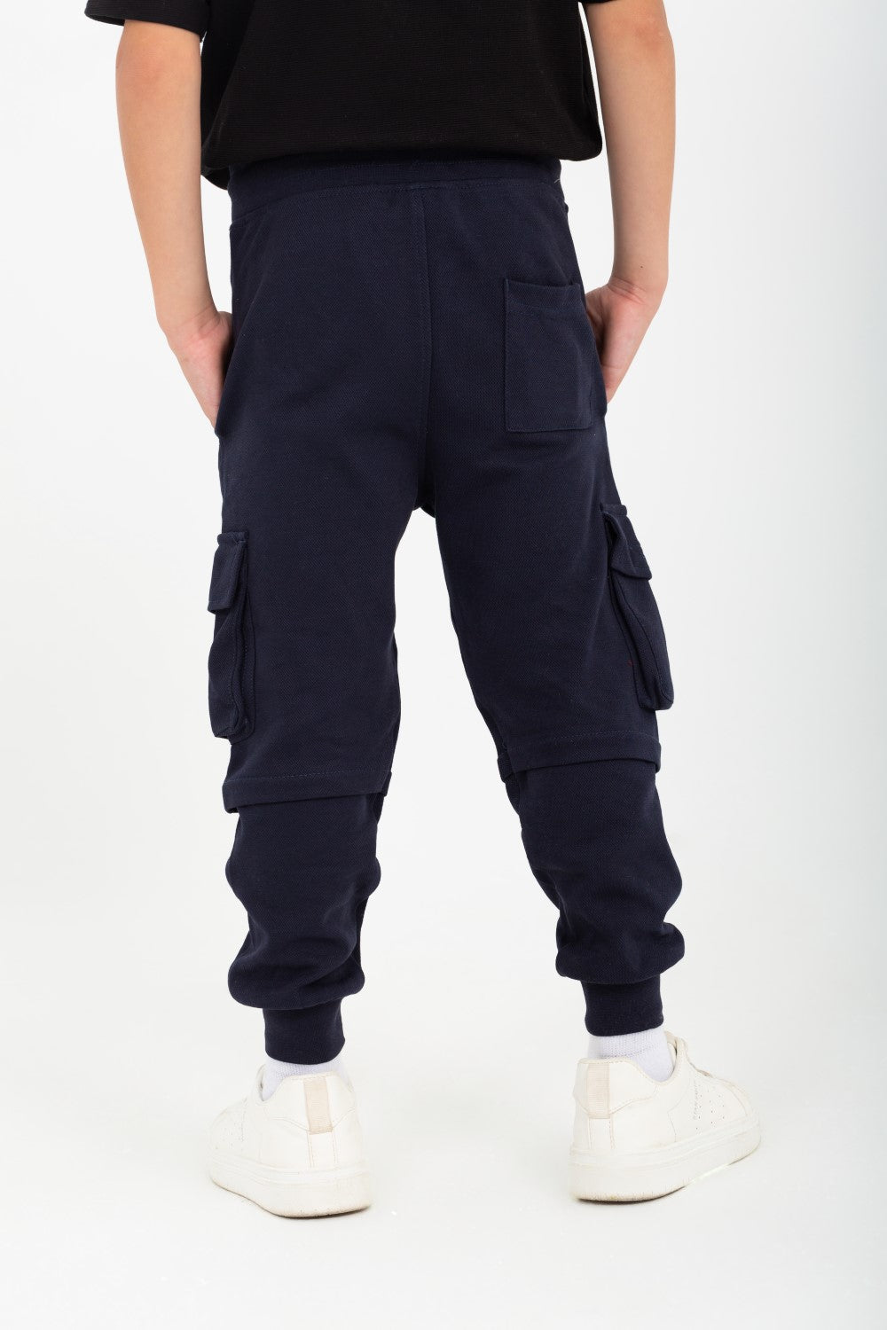 Boy's Regular Fit Sweatpants With Unique Cut