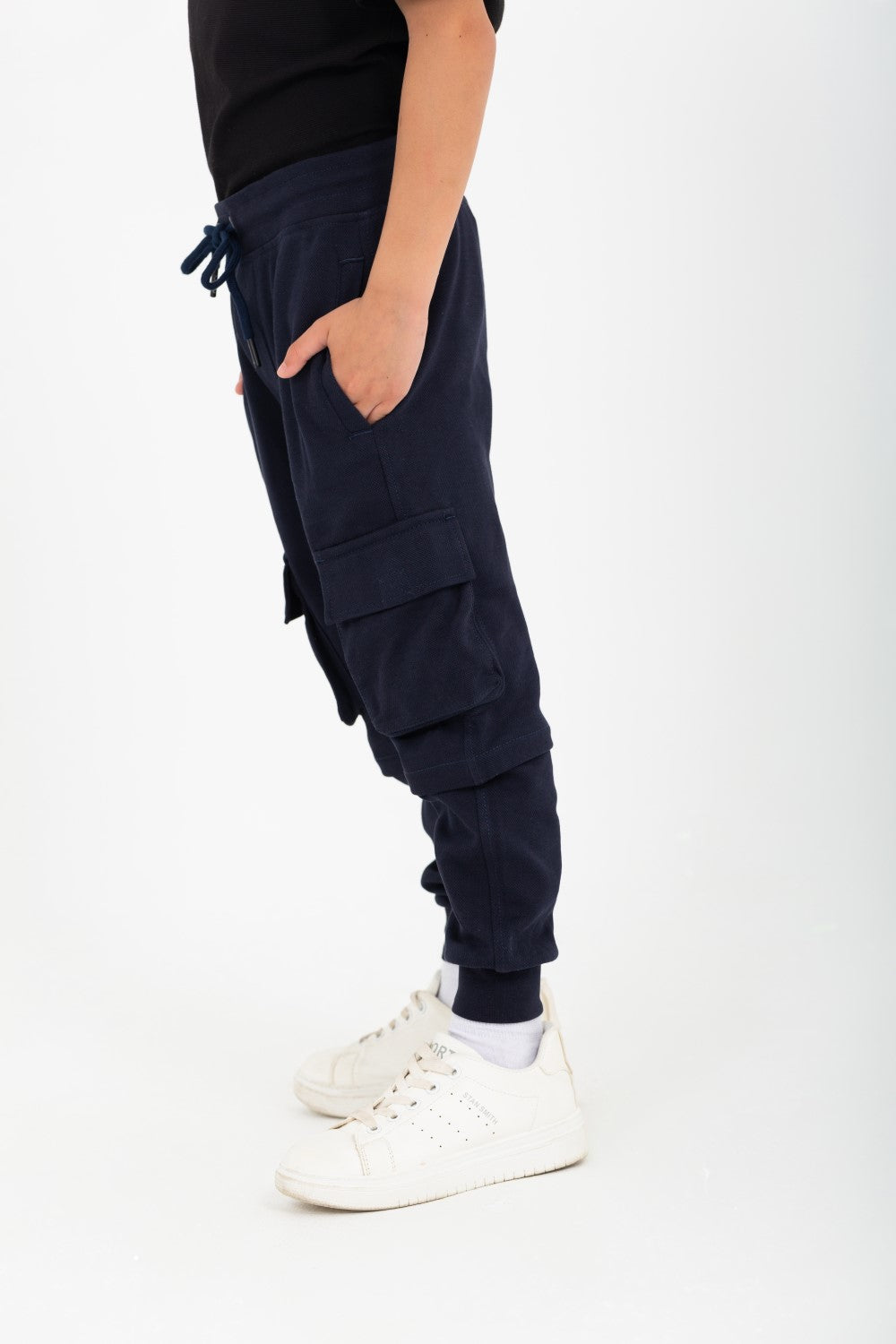 Boy's Regular Fit Sweatpants With Unique Cut