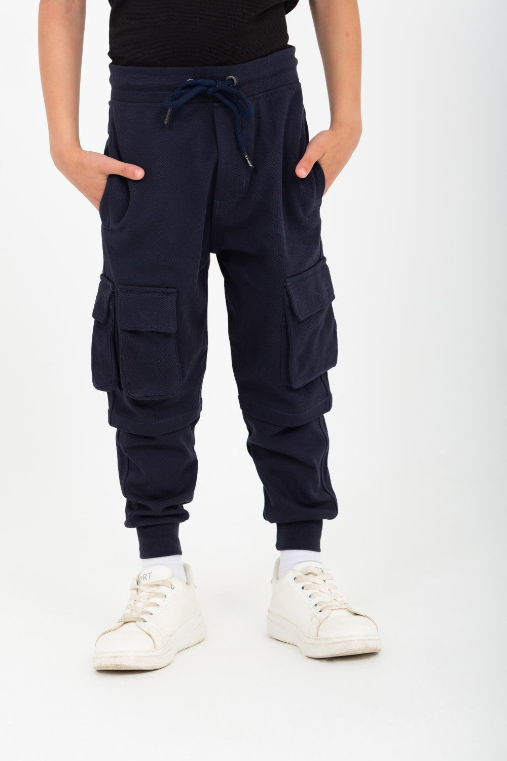 Boy's Regular Fit Sweatpants With Unique Cut