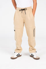 Boy's Sweatpants With Drawstring In The Middle And Side Pockets