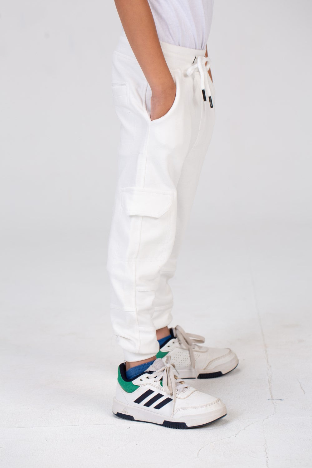 Boys Sweatpants With An Elasticated Waistband And Unique Side Pockets