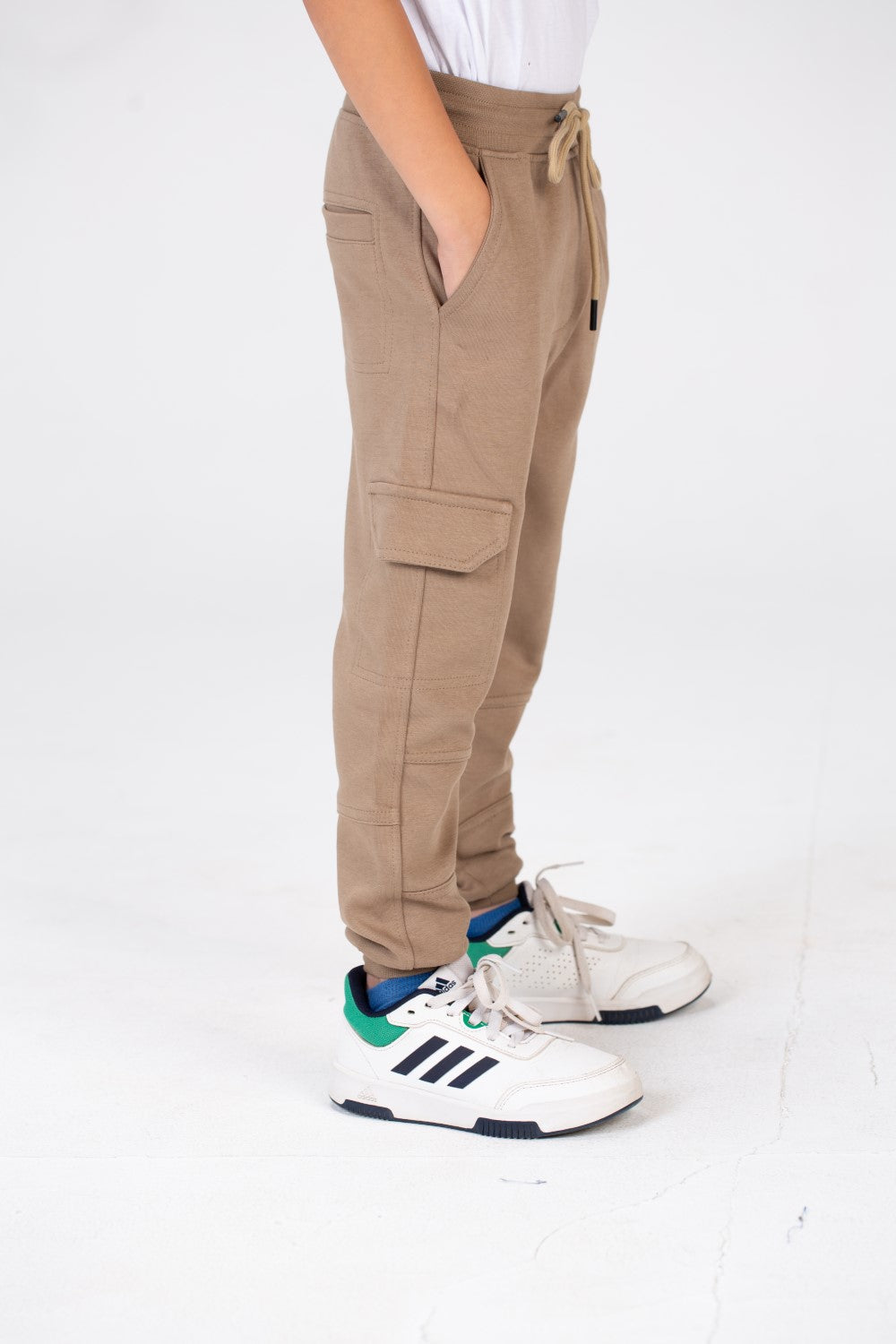 Boys Sweatpants With An Elasticated Waistband And Unique Side Pockets