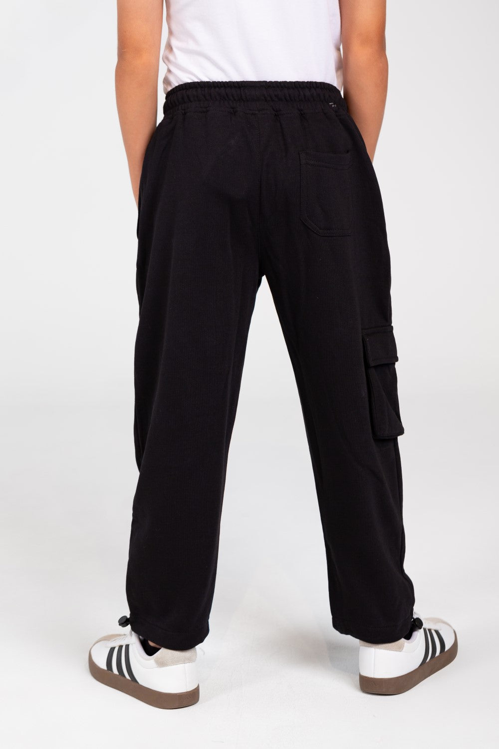 Boy's Sweatpants With A Drawstring And A Unique Cut