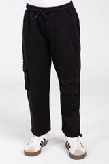 Boy's Sweatpants With A Drawstring And A Unique Cut