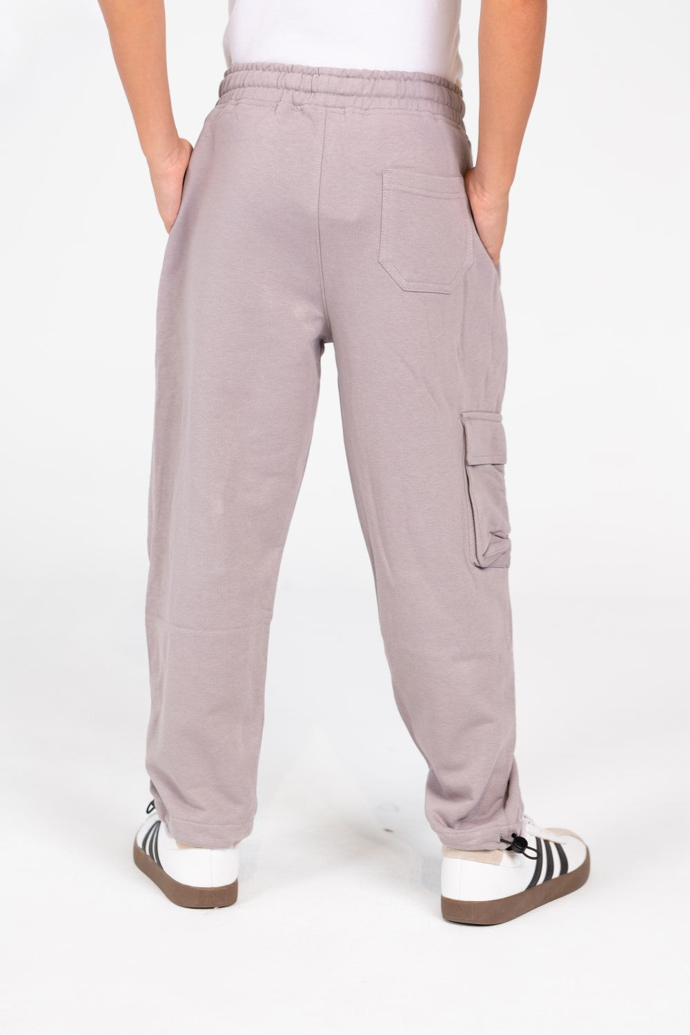 Boy's Sweatpants With A Drawstring And A Unique Cut