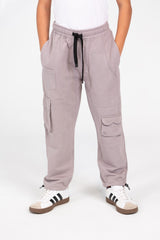 Boy's Sweatpants With A Drawstring And A Unique Cut