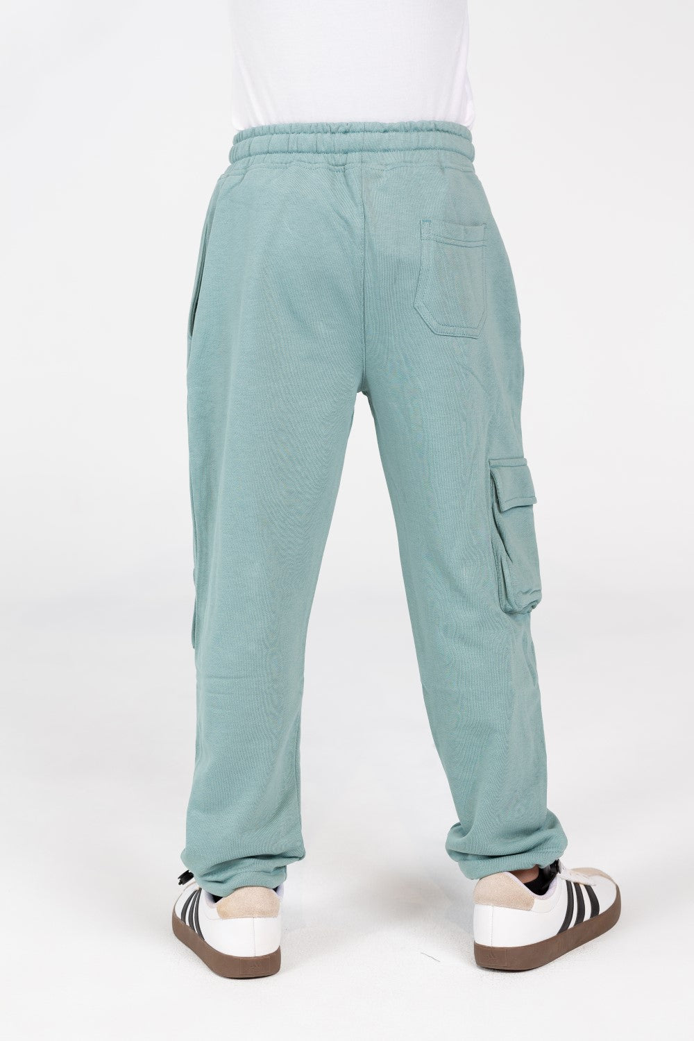 Boy's Sweatpants With A Drawstring And A Unique Cut