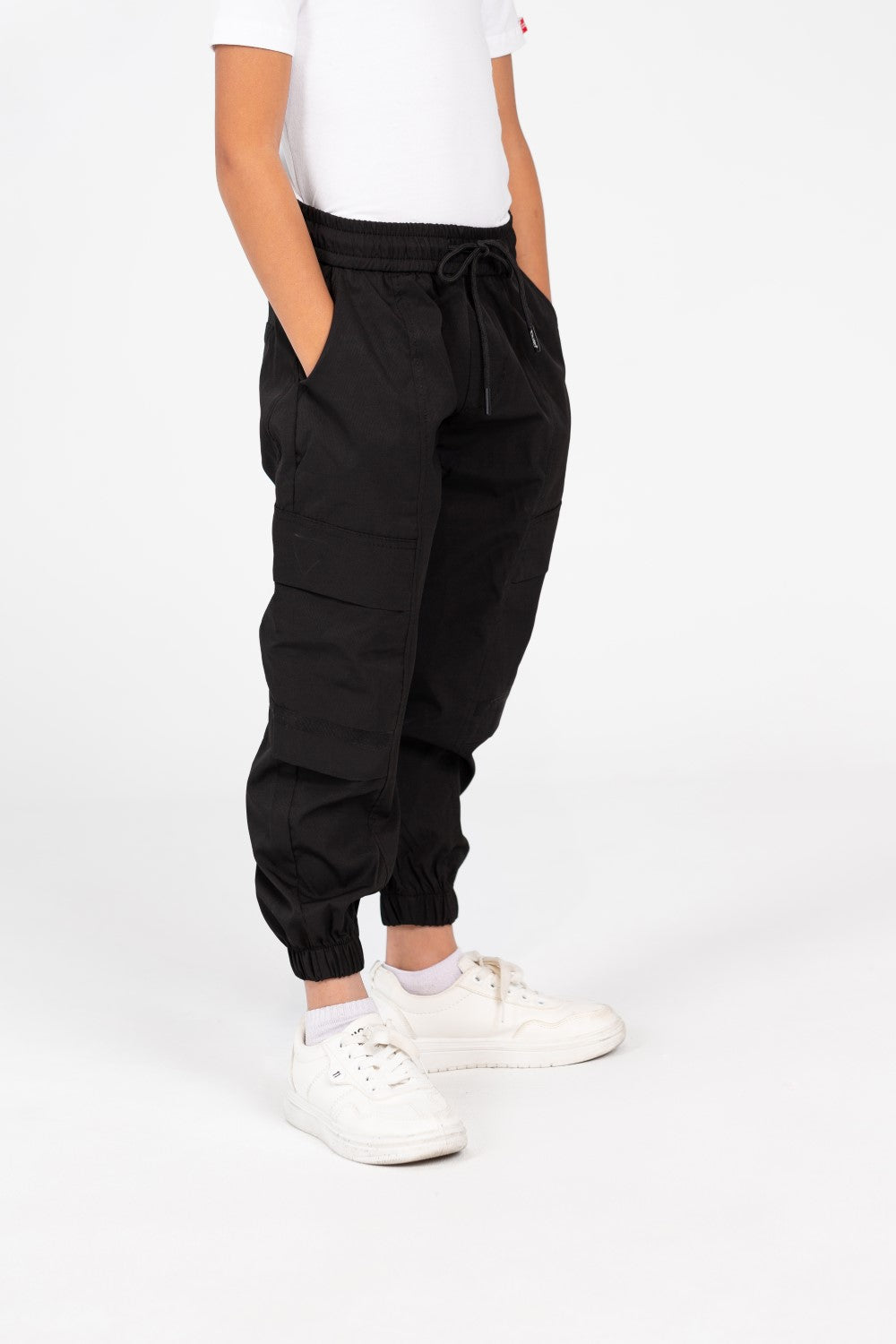 Boy's Sweatpants With Elastic Waistband And A Modern Cut