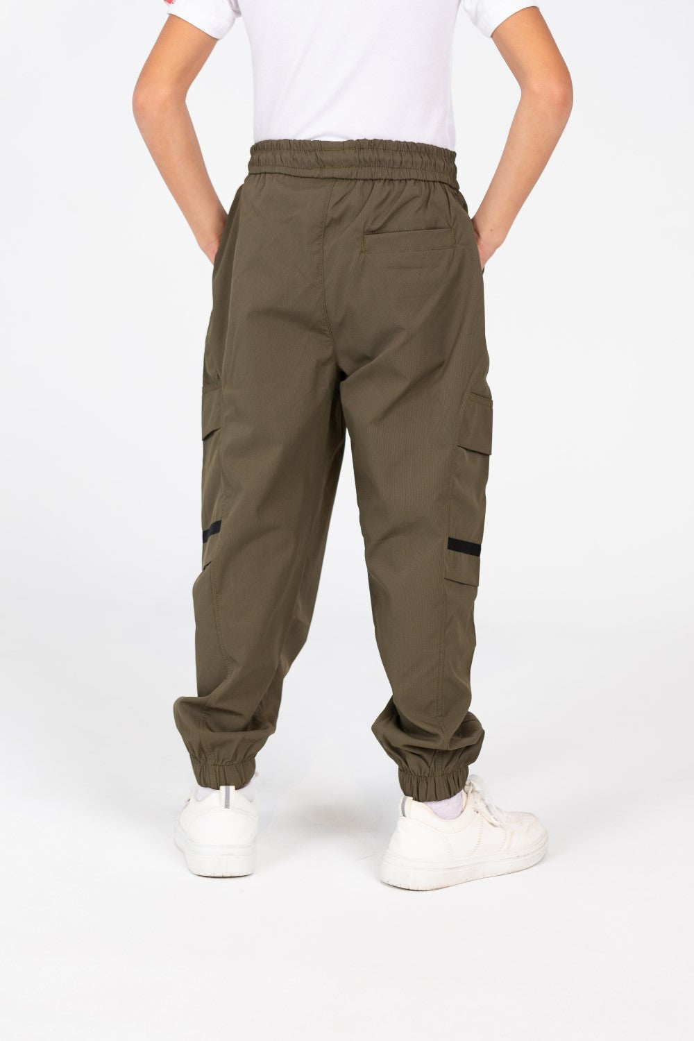 Boy's Sweatpants With Elastic Waistband And A Modern Cut