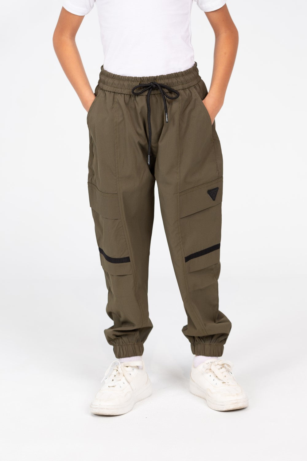 Boy's Sweatpants With Elastic Waistband And A Modern Cut