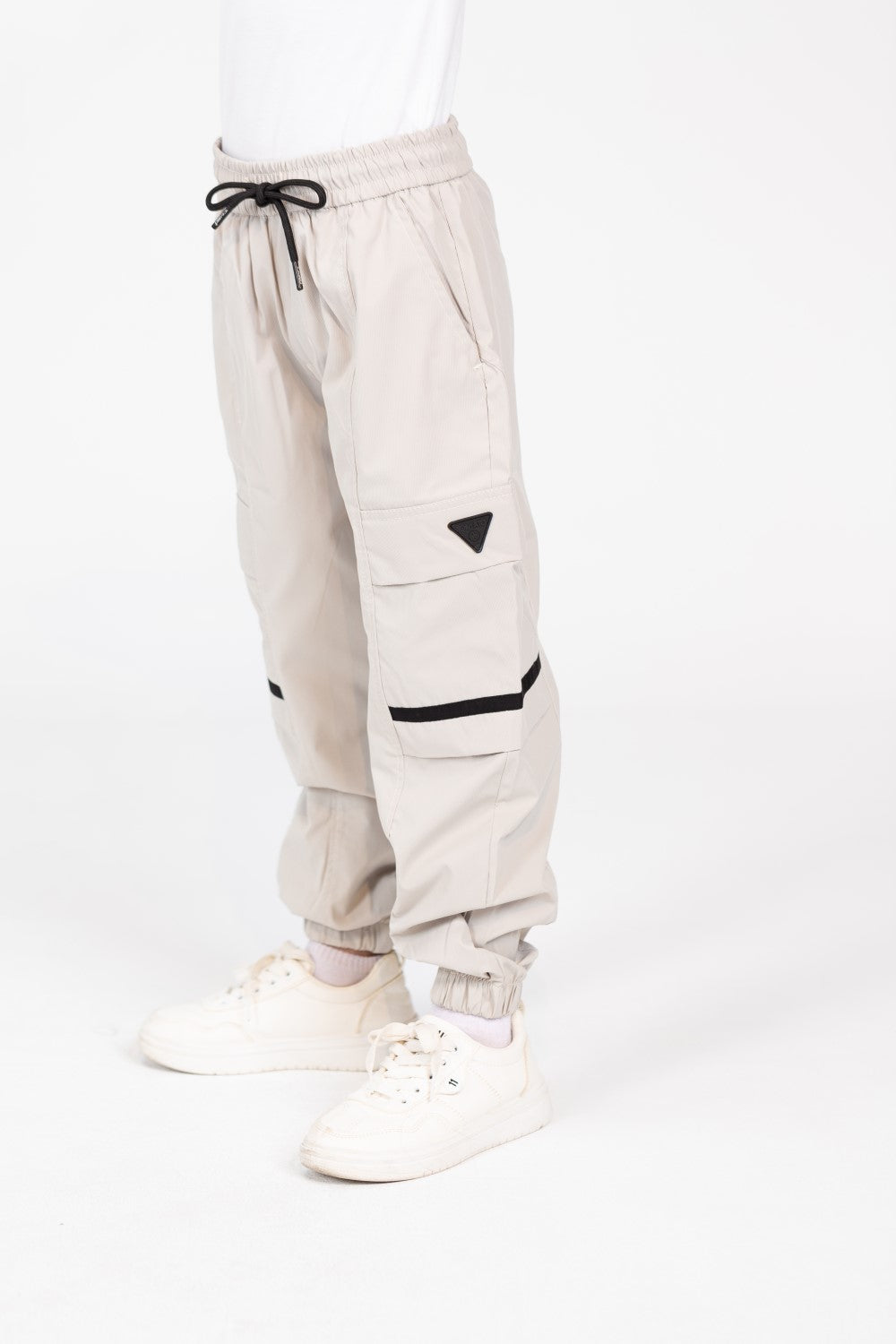 Boy's Sweatpants With Elastic Waistband And A Modern Cut