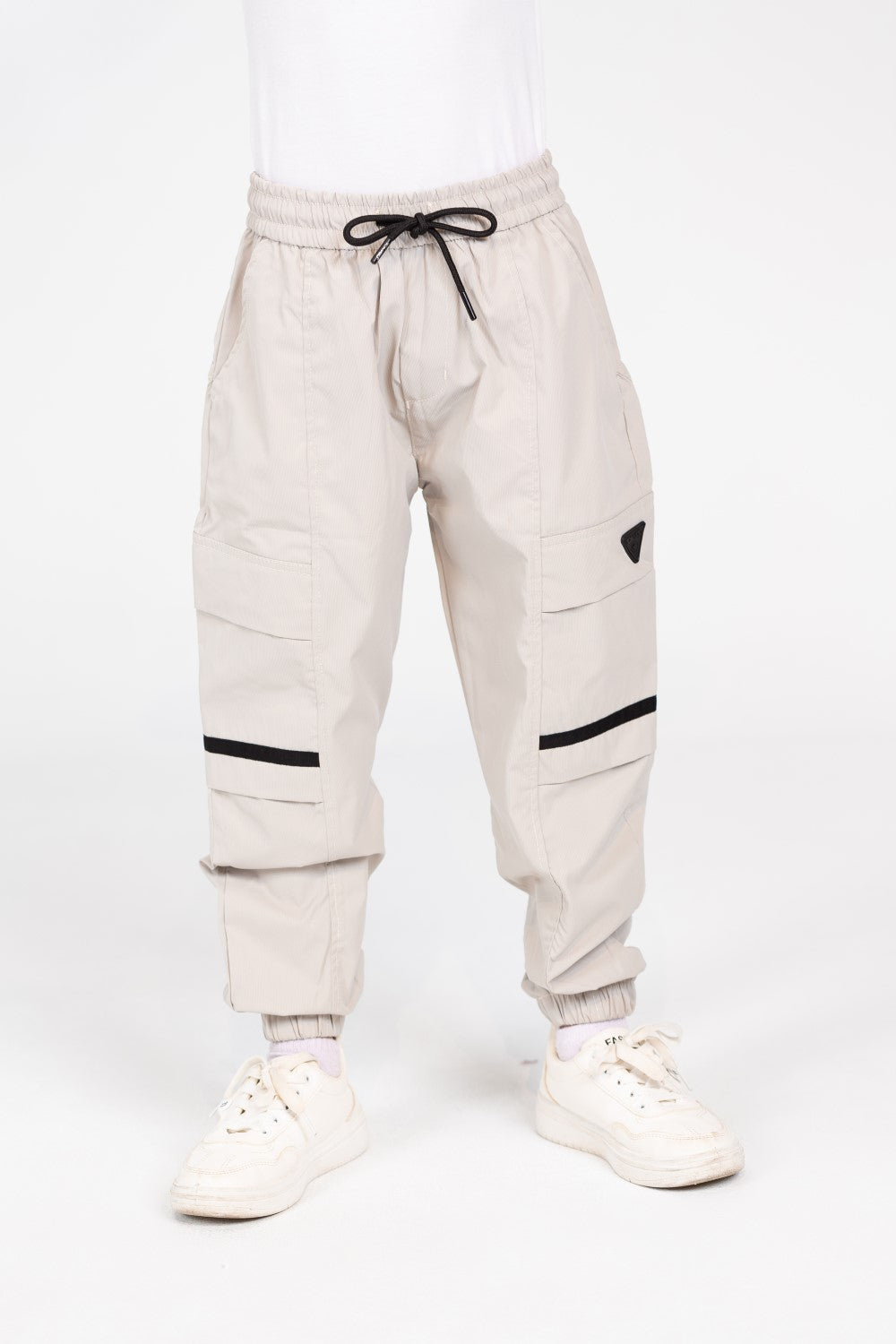 Boy's Sweatpants With Elastic Waistband And A Modern Cut
