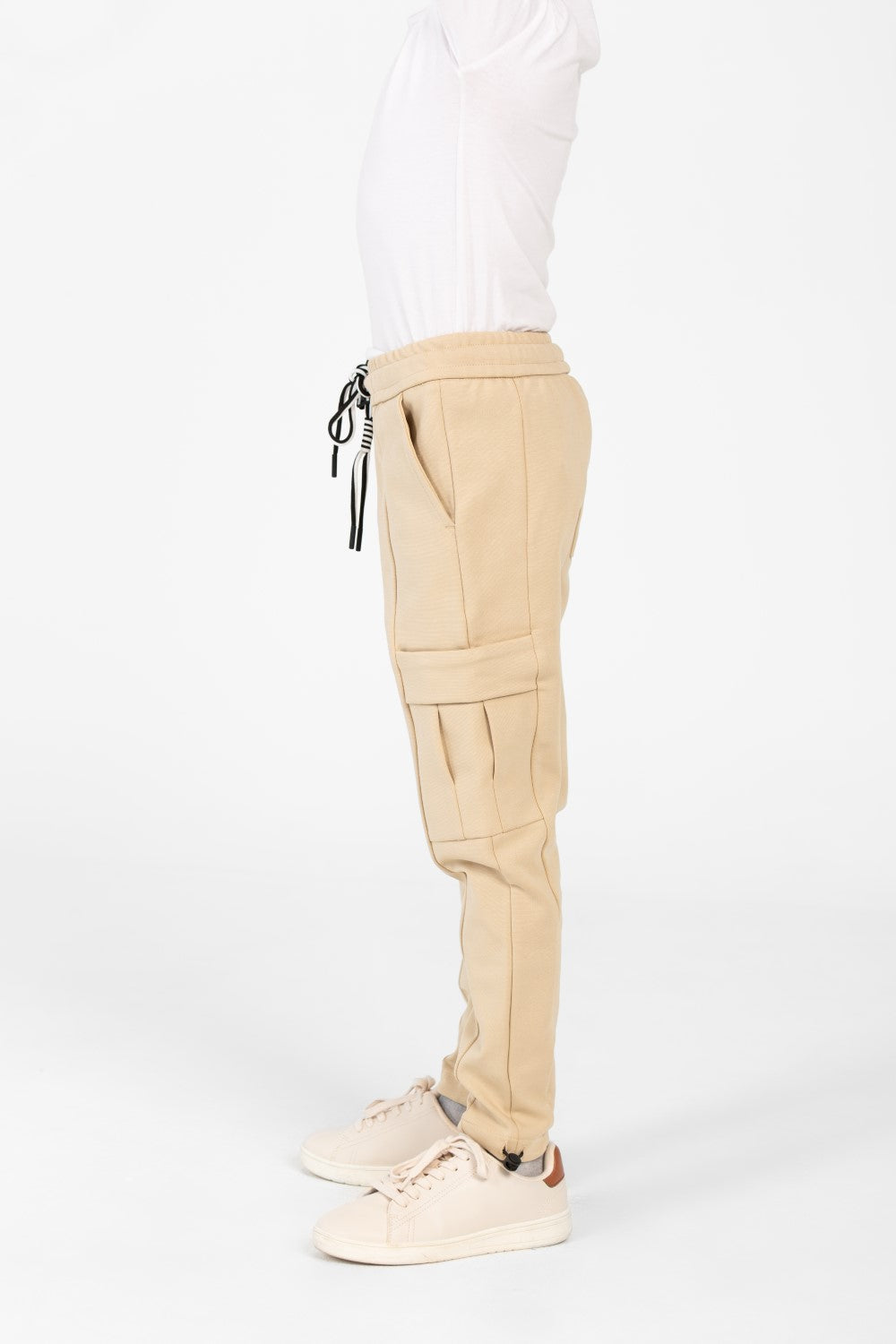 Boy's Round Printed Oversized Half Sleeved Sweatpants