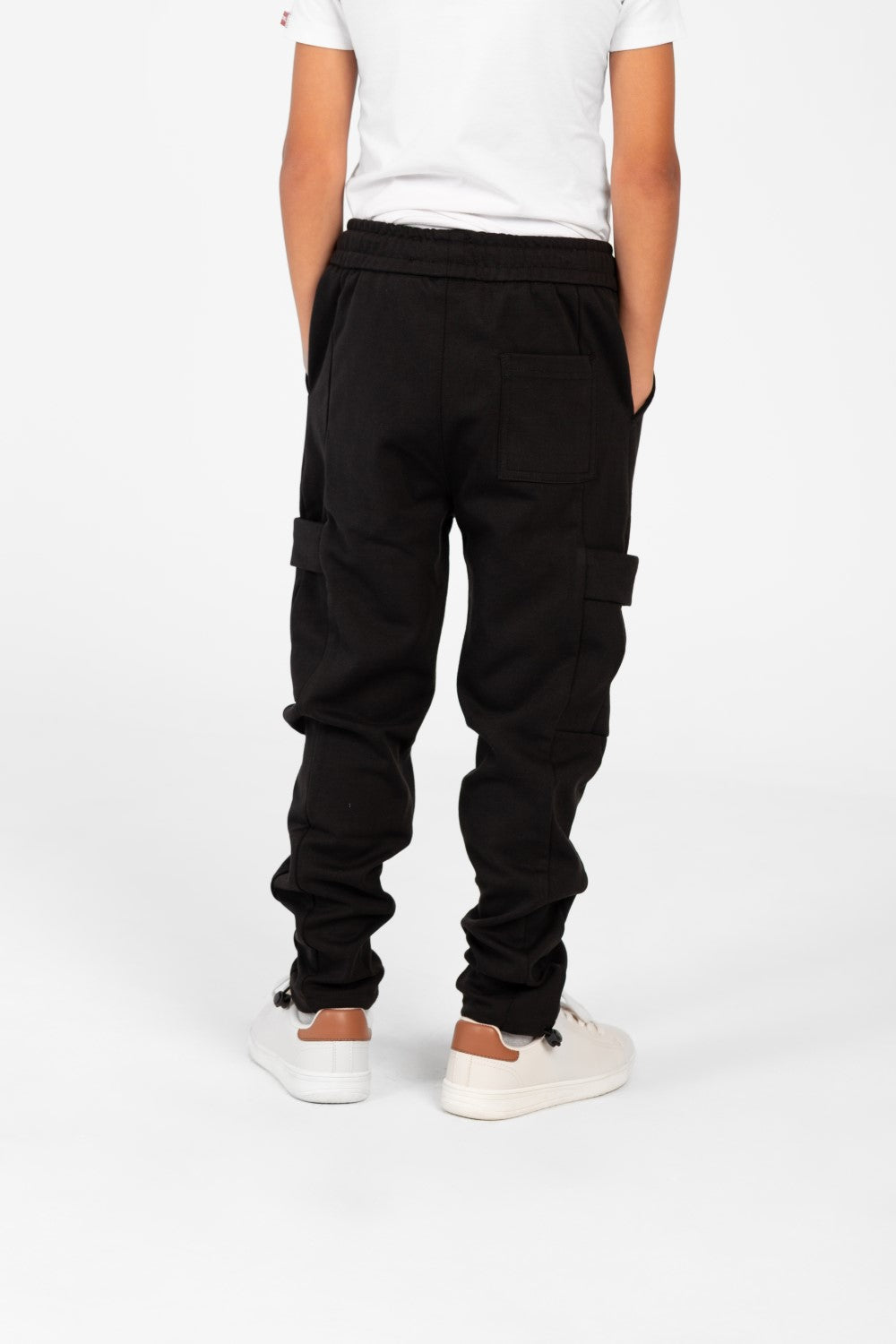 Boy's Round Printed Oversized Half Sleeved Sweatpants