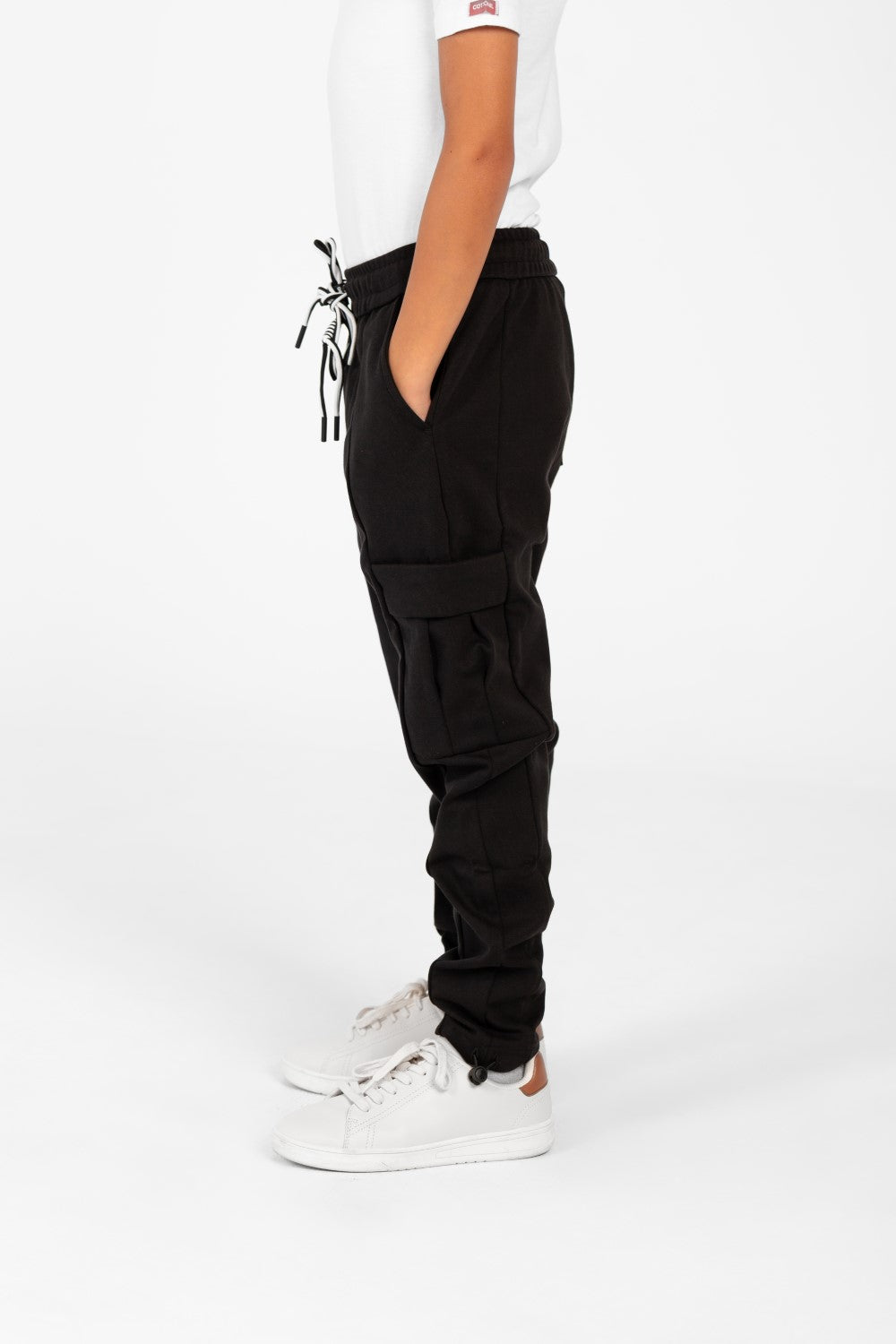 Boy's Round Printed Oversized Half Sleeved Sweatpants