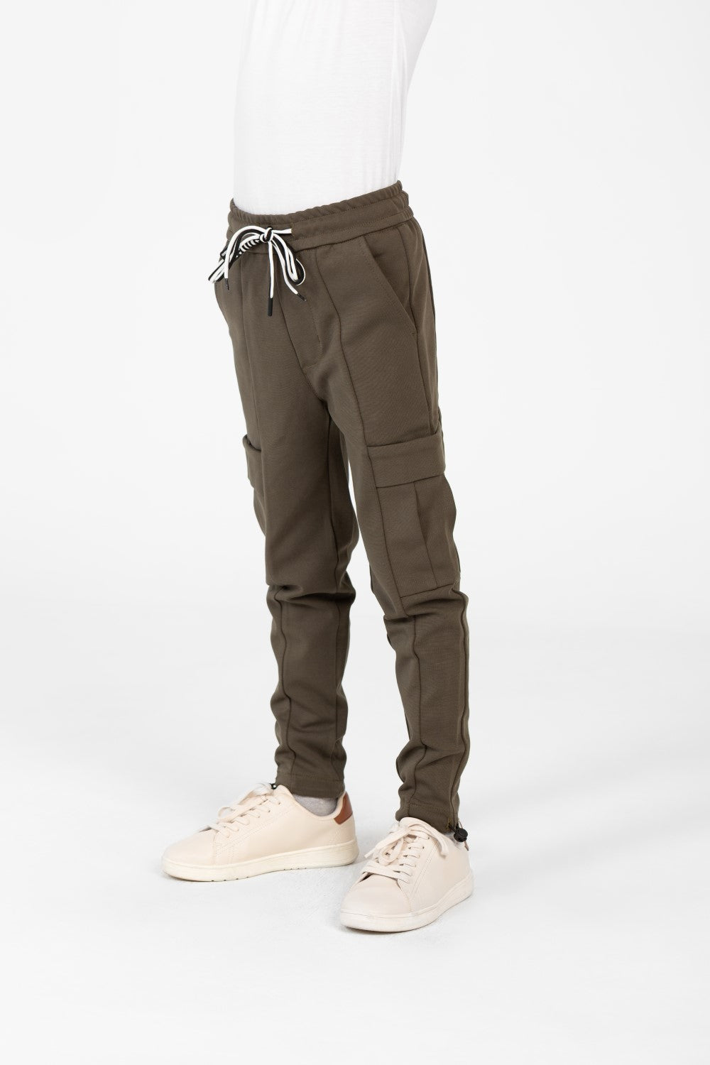 Boy's Round Printed Oversized Half Sleeved Sweatpants