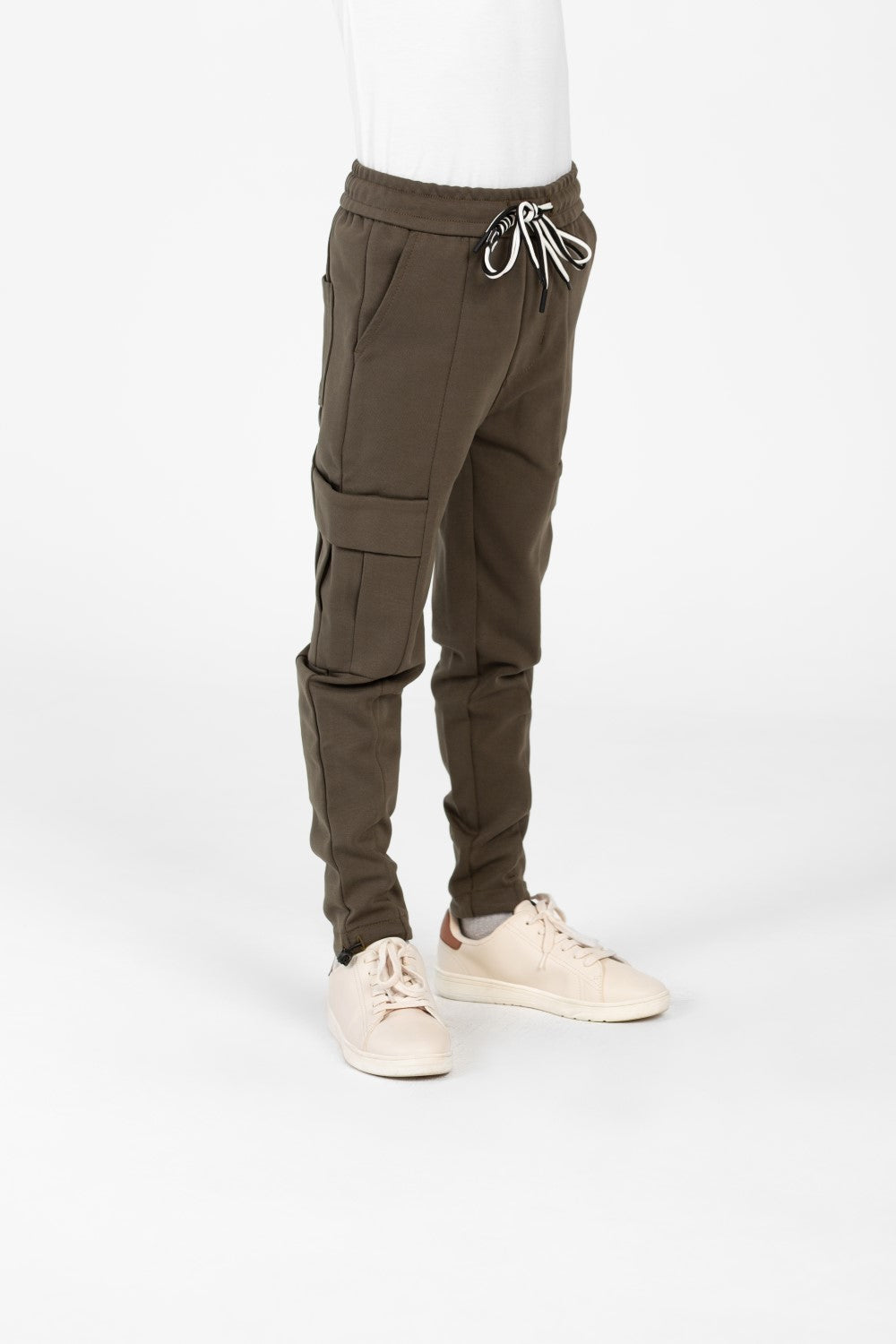 Boy's Round Printed Oversized Half Sleeved Sweatpants