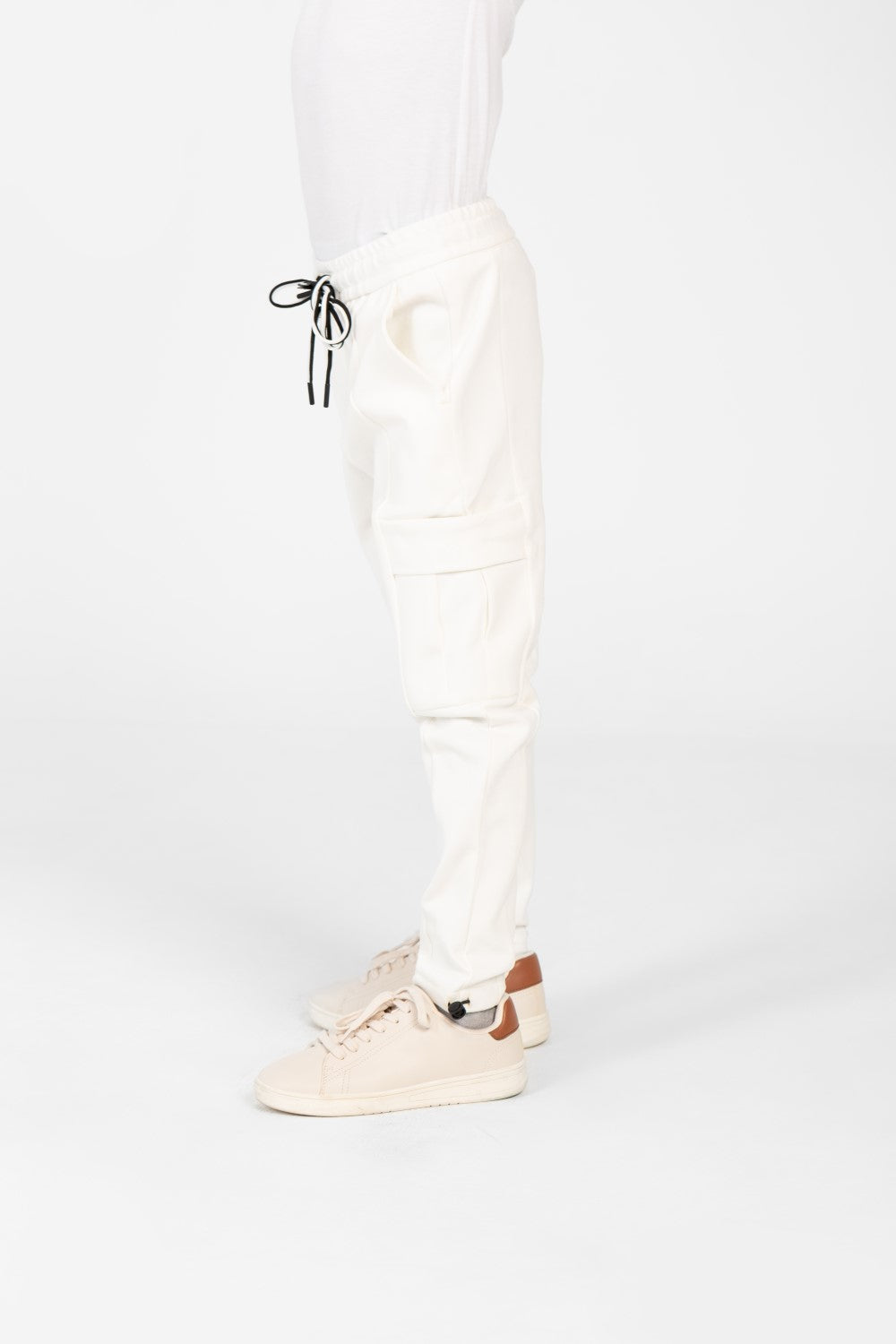 Boy's Round Printed Oversized Half Sleeved Sweatpants