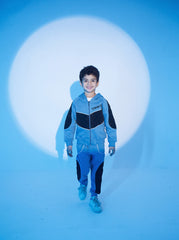 Boy's Padded Front Tomato Printed Made Of Comfort Melton Training Suit