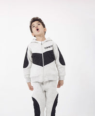 Boy's Padded Front Tomato Printed Made Of Comfort Melton Training Suit