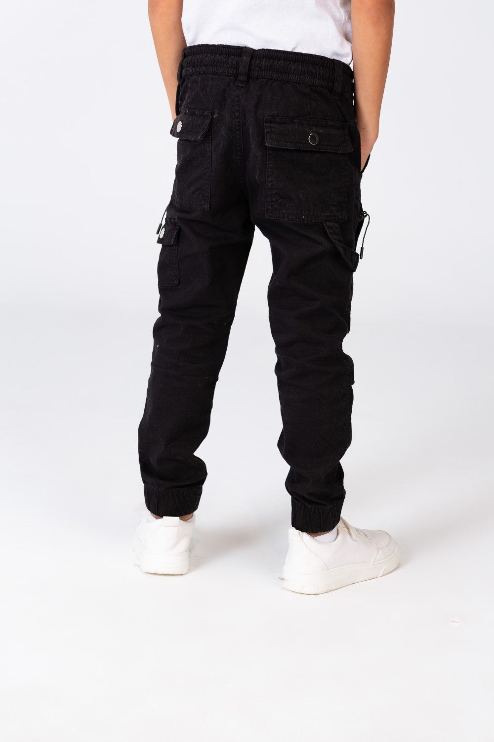 Boy's Gabardine Sherwal Pants With A Modern Cut And Distinctive Pockets