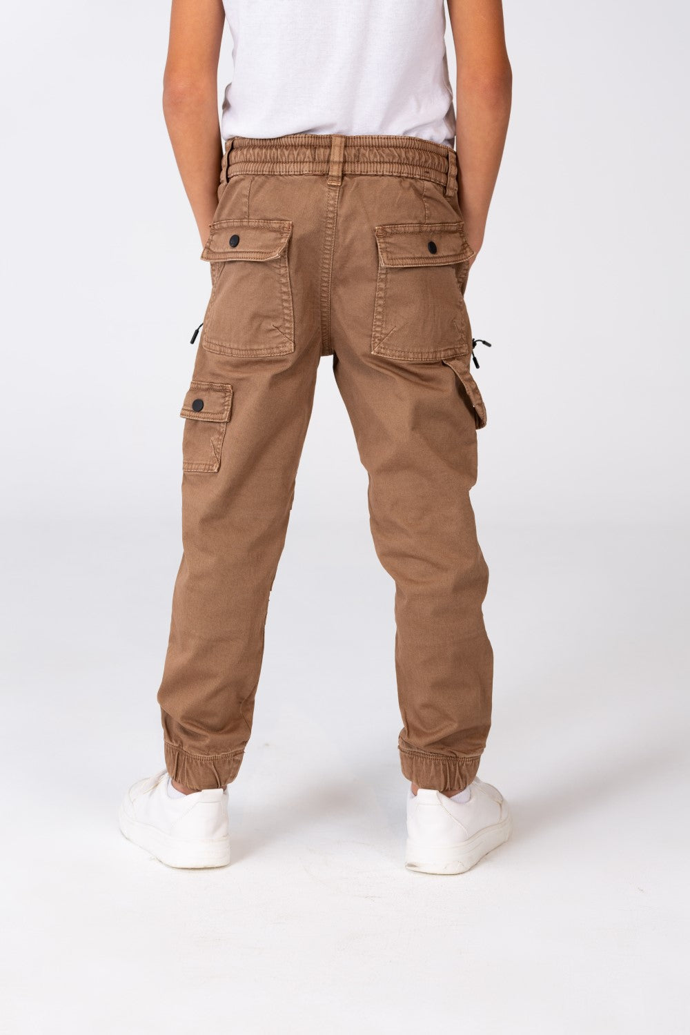 Boy's Gabardine Sherwal Pants With A Modern Cut And Distinctive Pockets