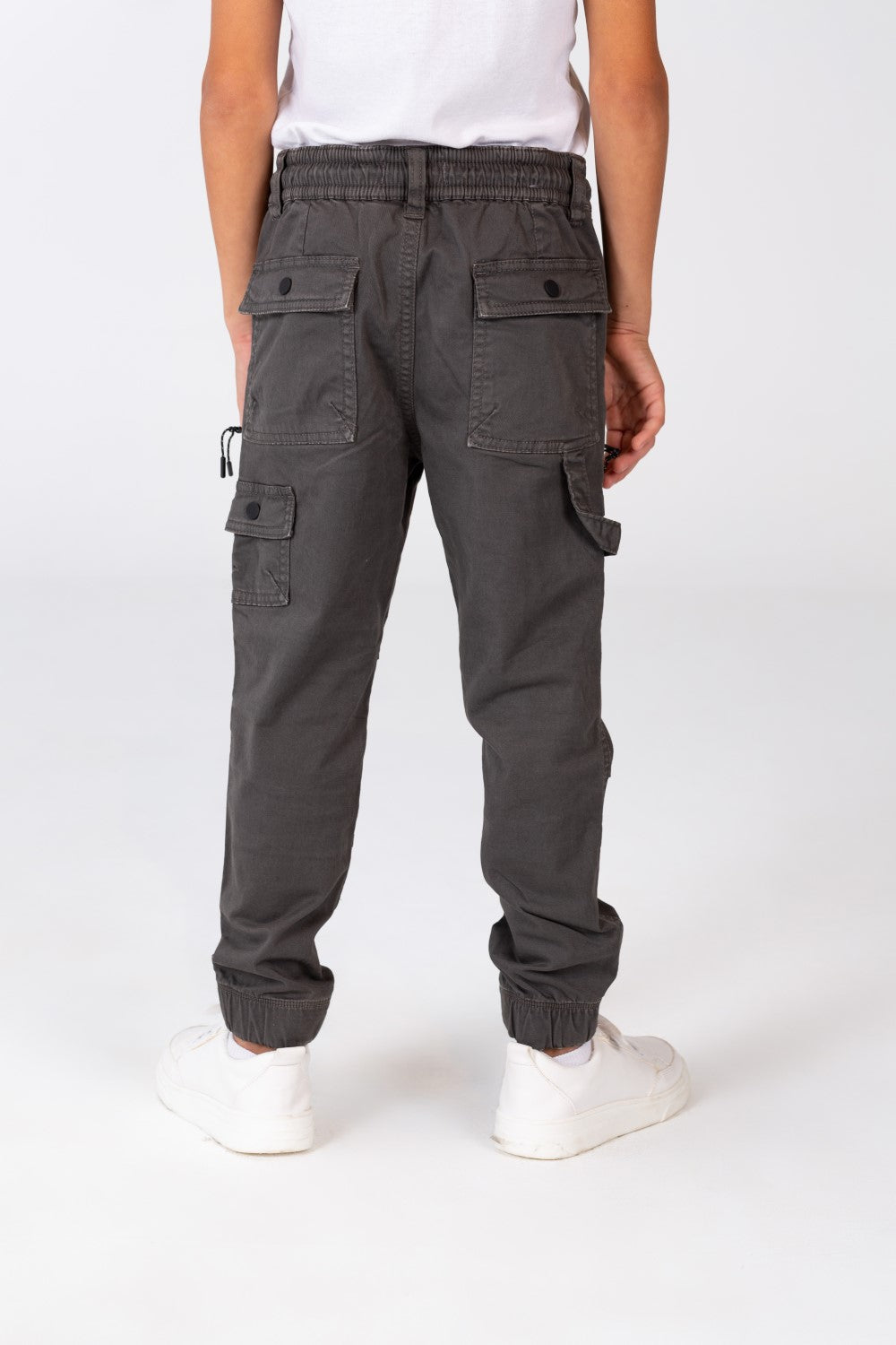 Boy's Gabardine Sherwal Pants With A Modern Cut And Distinctive Pockets