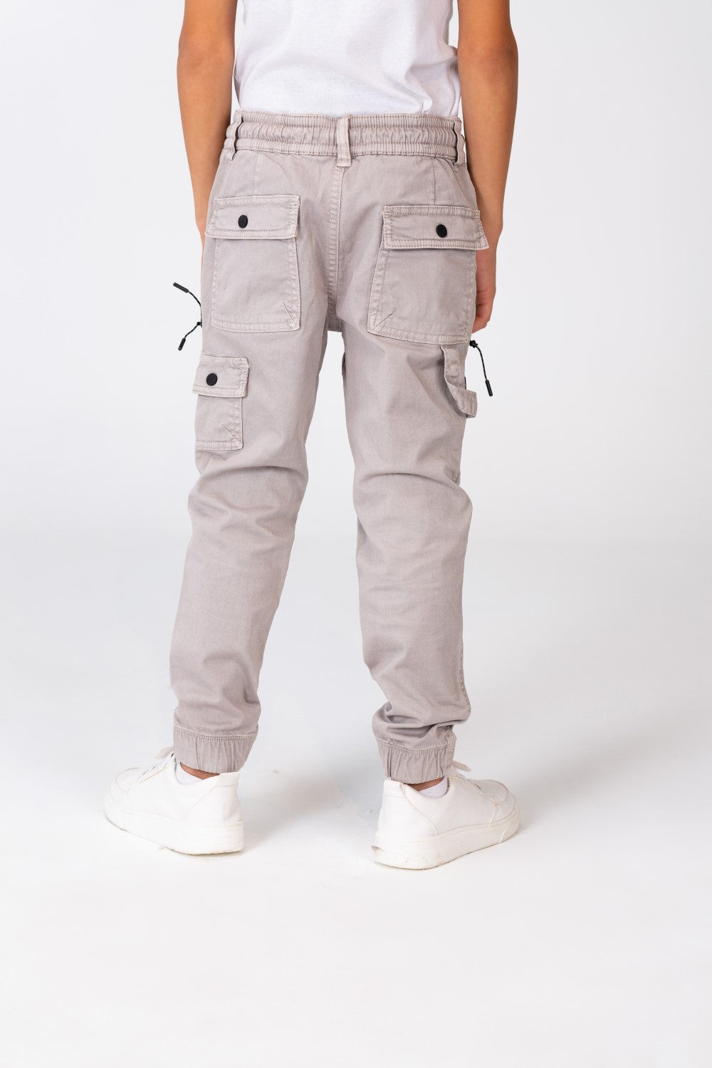 Boy's Gabardine Sherwal Pants With A Modern Cut And Distinctive Pockets