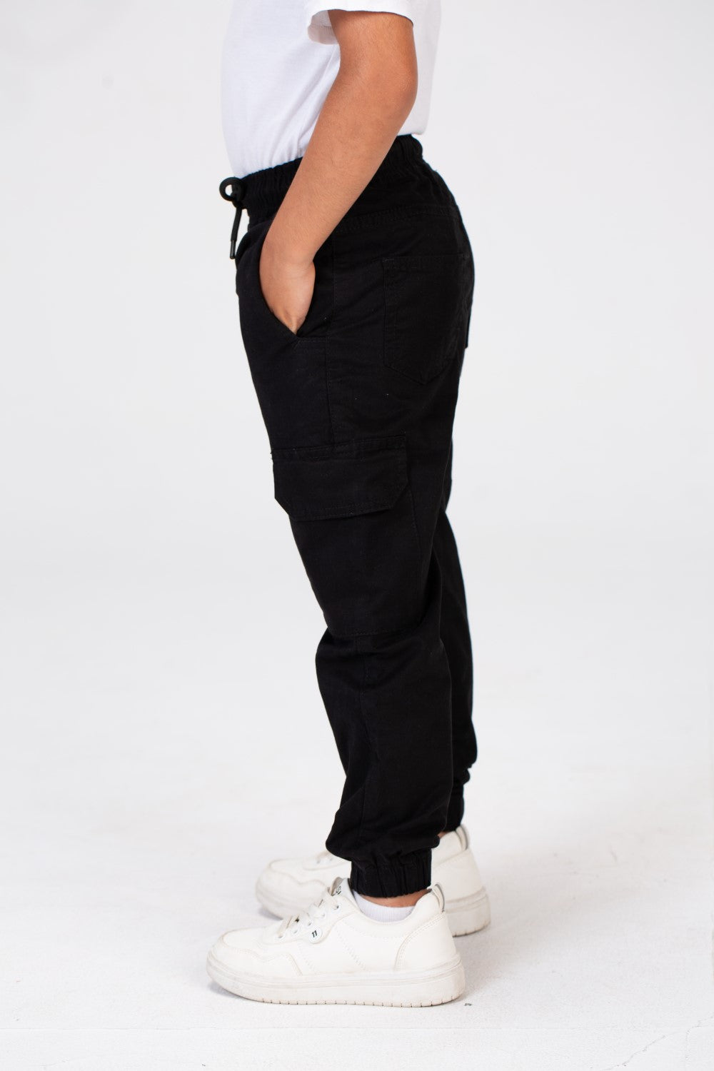 بنطلون شروال جبردين للأولاد مع جيوب جانبية عصرية