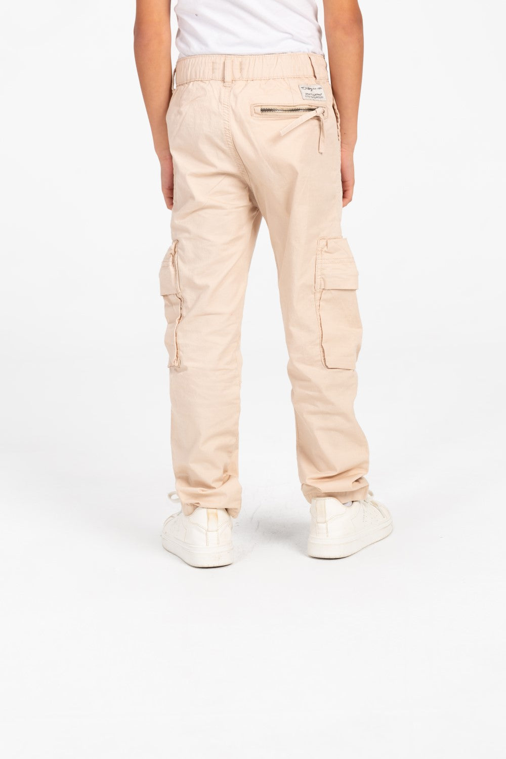 Boy's Sherwal Gabardine Cargo Pants With Pockets